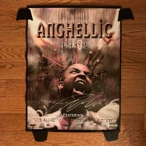 Autographed Tech N9ne Anghellic Poster